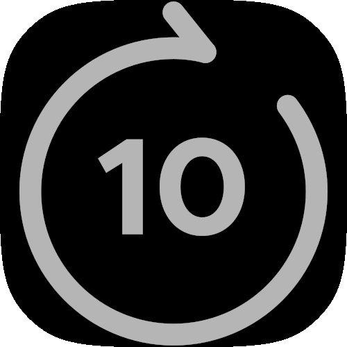 bouton avancer de 10 secondes